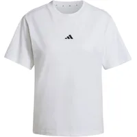 adidas Essentials Small Logo Cotton Shirt Weiß/Schwarz XXS