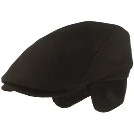 Breiter Flatcap schwarz 60