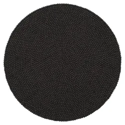 myfelt Kuno Filzkugelteppich rund Ø 70cm