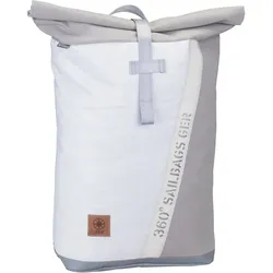 360Grad Rucksack Tide Stencil-Weiß/Grau Weiss 