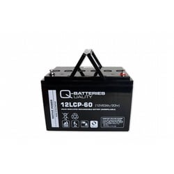 Q-Batteries 12LC-60 AGM Solar und Wohnmobil Batterie 12V 63Ah