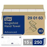 TORK Papierhandtuch Zickzack Papierhandtücher H3 Advanced, weich