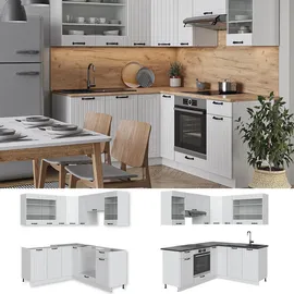 Vicco Winkelküche Fame-Line L-Form 160 x 190 cm Weiß