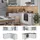 Vicco Winkelküche Fame-Line L-Form 160 x 190 cm Weiß