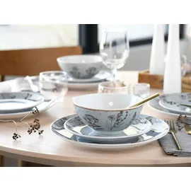 CreaTable Vintage Flowers Kombiservice 16-tlg. für 4 Personen mehrfarbig