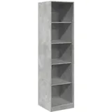 vidaXL Kleiderschrank Betongrau 50x50x200 cm Holzwerkstoff