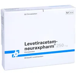 LEVETIRACETAM-neuraxpharm 250 mg Filmtabletten 50 St