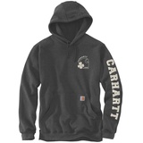 CARHARTT SHAMROCK HOODED SWEATSHIRT 105707 - carbon heather - L