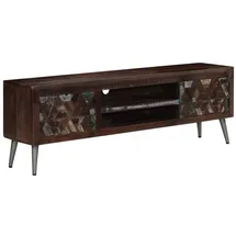 vidaXL TV-Schrank Altholz Massiv 140x30x45 cm