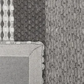 Beliani Teppich Akkaya Grau 160 x 220 cm