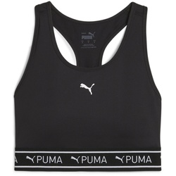 PUMA 4Keeps Elastic Mid Support Sport-BH Damen 01 - PUMA black L