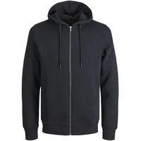 JACK & JONES Bradley Reißverschlusspullover Black 5XL Regular