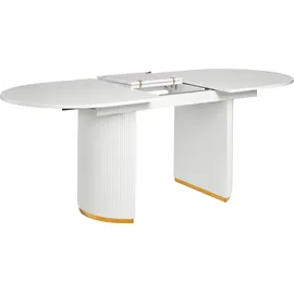 Beliani Dulverton 90 x 75 x 160/200 cm weiß