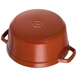 Staub Cocotte 26 cm rund zimt