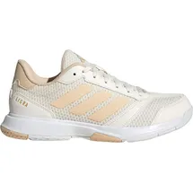 adidas Ligra 8 Damen Halbschuhe Schnürer - Beige/Weiß - 42