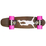 Ridge Skateboards Holz Ahorn Skateboard Mini Cruiser, Dark Dye NR1, komplett, 55cm