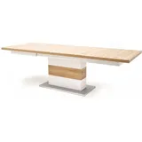 Esstisch Brasilia-05 Mit Tischplatte In Grandson Oak Nb., Ausziehbar Auf 280cm - B/h/t: 180-280/77/100cm