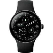 Google Pixel Watch 4 41 mm Aluminiumgehäuse Matte Black/Sportarmband Obsidian