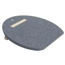 Alba Krapf Alba, Fußstütze aus 100% recyceltem PET, (recycelte Wasserflasche) Grau/Holz