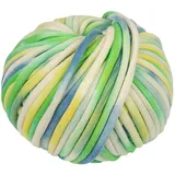 Lana Grossa Gelato | Weiches, gefülltes Baumwoll-Schlauchbändchen mit buntem Sprenkeldruck | Handstrickgarn aus 52% Baumwolle & 48% Polyamid | 100g Wolle zum Stricken & Häkeln | 80m Garn