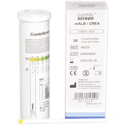 Harnteststreifen CombiScreen mALB / CREA 25 Stück