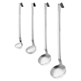 HENDI Schöpfkelle, tropfenfrei, Stück gemäß den HACCP, Dicke 2,7mm, Schöpflöffel, Suppenschöpfer, 1,0L, ø165x480mm, Edelstahl