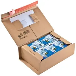 Versandkarton Post-Box, 305x212x110mm, braun