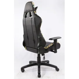 MCA Furniture McRacing Chefsessel Camouflage Grün/Schwarz