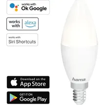 Hama WLAN-LED-Lampe, E14, 5,5W ohne Hub