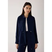 More & More Langarmbluse blau 38