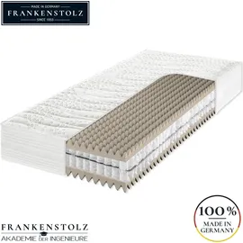 Frankenstolz Matratze Pyramedus® TTFK Tonnentaschenfederkern (Härtegrad: H2 | Mittel / Größe: 200x210 cm*)