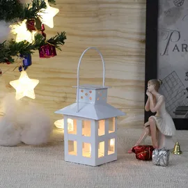 Marrakesch Orient & Mediterran Interior 3er Set Skandinavisches Design Mini Laterne Skagen Weiss