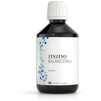 ZinZino BalanceOil+ AquaX Fischöl mit Omega-3 2478 mg, Omega-9, Vitamin D3, Tocopherol, DHA, EPA mit Olivenöl 300 ml
