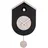Karlsson Wanduhr Grato 33,0 cm 9x33x17,5 schwarz