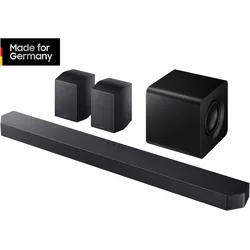 SAMSUNG Soundbar "HW-Q935GF Q-Soundbar", schwarz, B:111,07cm H:6,04cm T:12cm, Lautsprecher, 9.1.4-Kanal Subwoofer & Rücklautsprecher, Kabellos Dolby Atmos, DTS:X