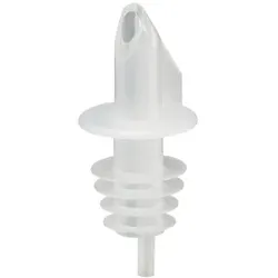 Billy Universal-Ausgießer, Flaschenausgießer aus Kunststoff für das genaue Dosieren von Spirituosen, 1 Packung = 12 Stück, transparent