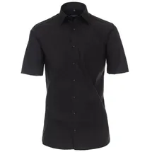 CasaModa Kurzarmhemd schwarz 46