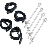 EXIT TOYS Verankerungsset grau 0,35 m