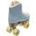 Impala Quad Skate Rollschuh sky blue/yellow - 42