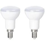 xavax Hama Leuchtmittel E14 Reflektor R50 3.000 K 470 lm 5 W 2er Set