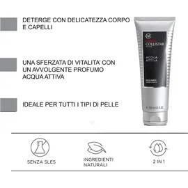 Collistar Acqua Attiva Dusch-Shampoo 250 ml