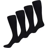 Nur Der Fit & Vital Kniestrümpfe 4er Pack schwarz 42-44