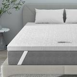 BedStory Harter Topper 140x200cm-5cm Höhe Zwei Härtegrade H3&H4 Matratzentopper,7-Zonen-Matratzenauflage aus Kaltschaum, Matratzentopper für Boxspringbett Wohnwagen Schlafsofa