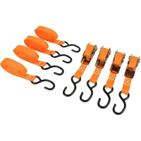 LAS Spanngurt-Set 10342 4-tlg mit Ratsche und Haken