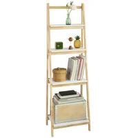 SoBuy Leiterregal 42 x 34 x 140 cm Natur
