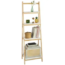 SoBuy Leiterregal 42 x 34 x 140 cm Natur