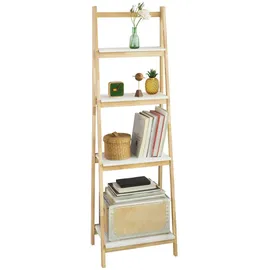 SoBuy Leiterregal 42 x 34 x 140 cm Natur