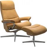 Stressless Stressless® Relaxsessel »View«, mit Cross Base, Größe S, M & L, Holzakzent Eiche