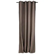 Esprit Vorhang FUN Ösenvorhang (1 St), Öse, Polyester, 140 x 250 cm in Braun braun