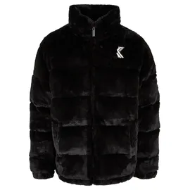 Karl Kani OG Fake Fur Puffer Jacket - schwarz, - S